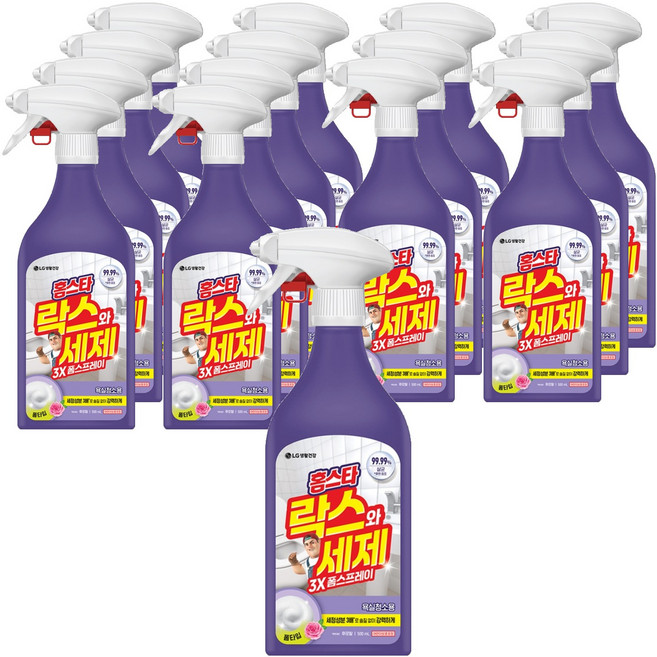 홈스타 락스와 세제 스프레이 후로랄, 500ml, 15개