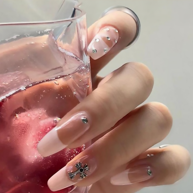 Paula's Nail 寶拉美甲 星月蝴蝶寶石美甲貼片, AP69174, 1盒