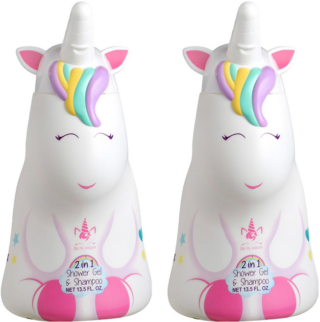 Eau My Unicorn 獨角獸 2合1沐浴洗髮精, 400ml, 2瓶