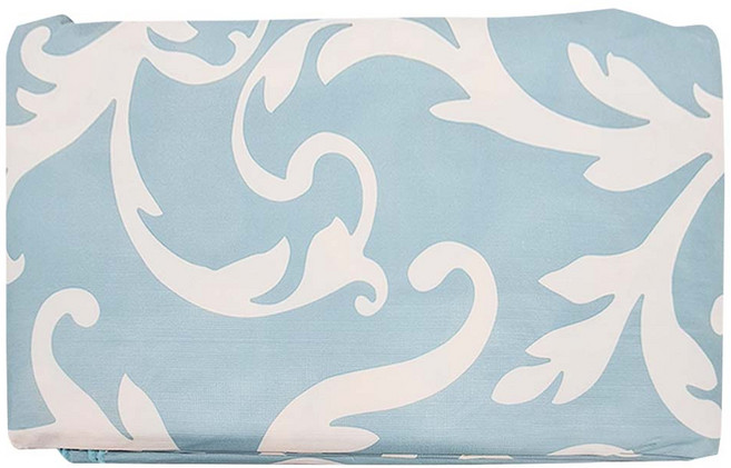 Casa Bella 美麗家居 北歐風防水桌巾, 140 x 260cm, 淺藍蕨葉, 1個