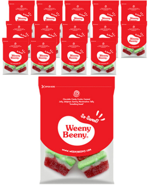Weeny Beeny 西瓜味切片軟糖, 50g, 15個