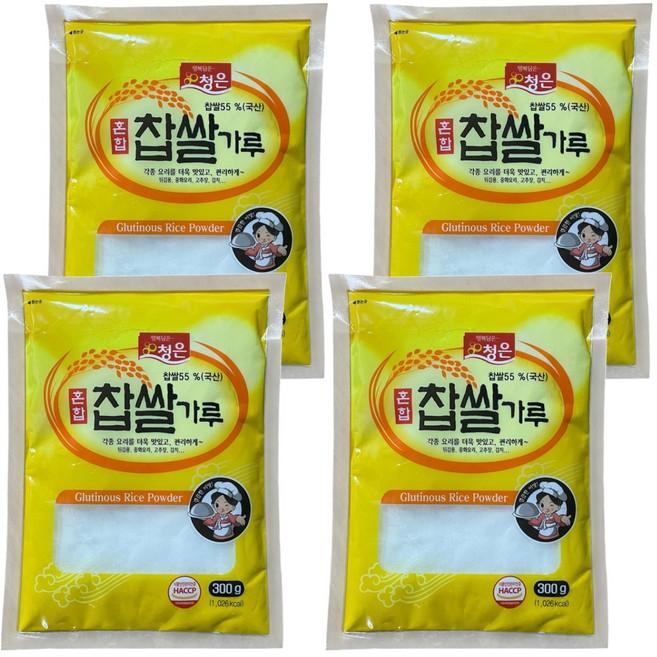 Cheongeun F&B 混合糯米粉, 300g, 4個