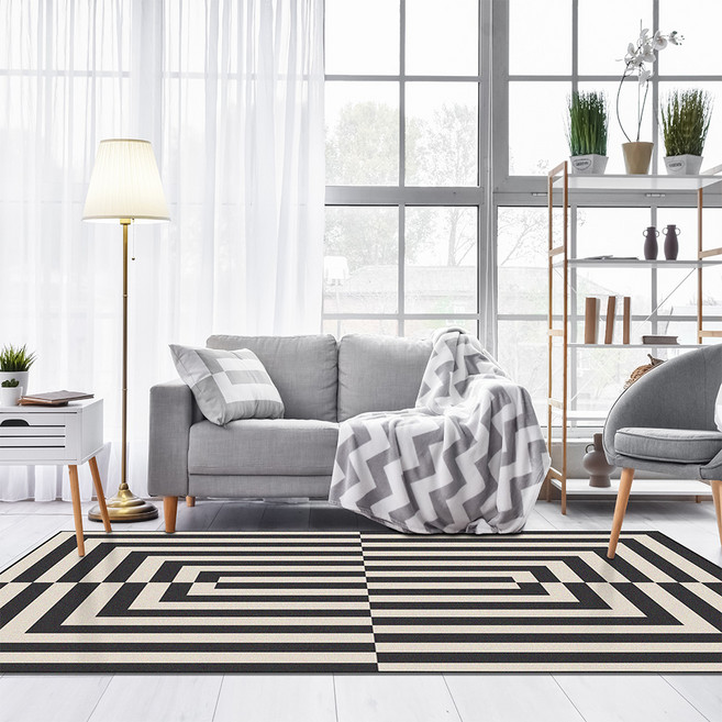 까사 리버스 라이너 사각 러그