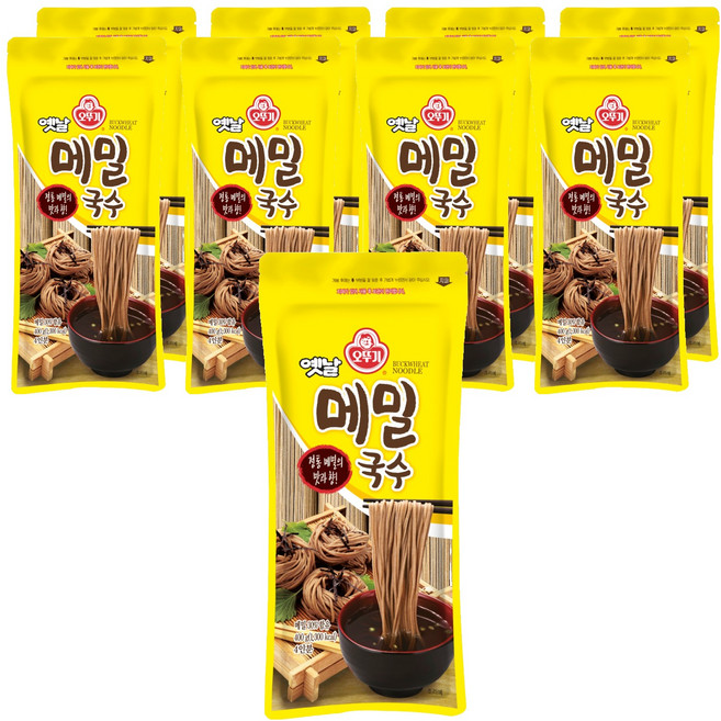 오뚜기 옛날 메밀국수, 400g, 9개
