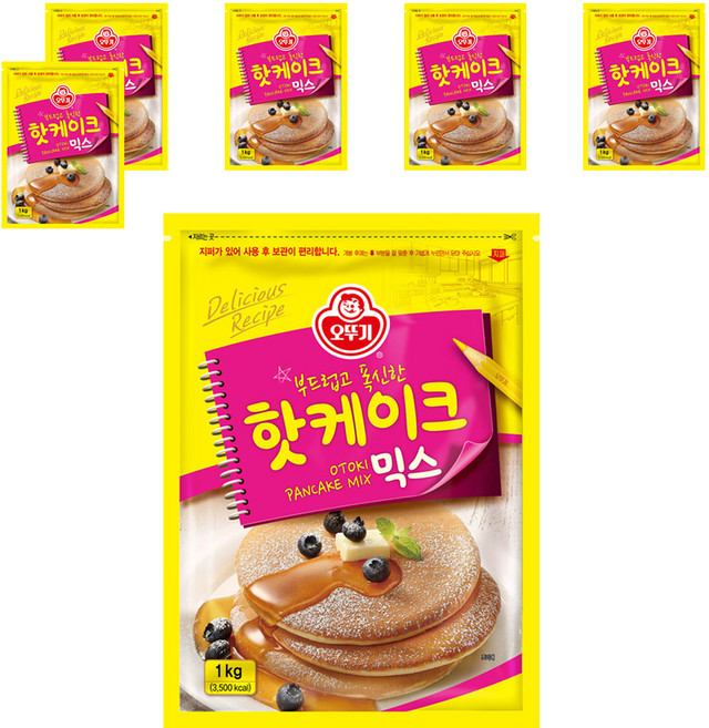 오뚜기 핫케이크 믹스, 1kg, 6개