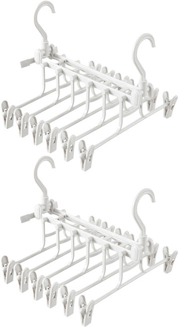 6단 틈새 바지걸이, 2개