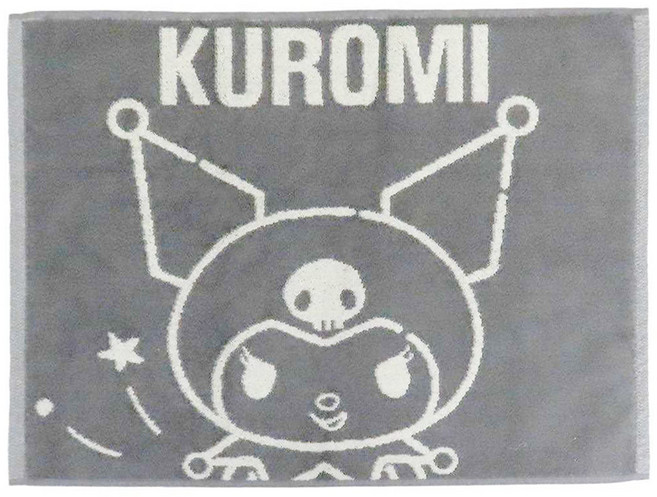 Sanrio 三麗鷗 KUROMI 酷洛米 地墊, 酷洛米 深灰色