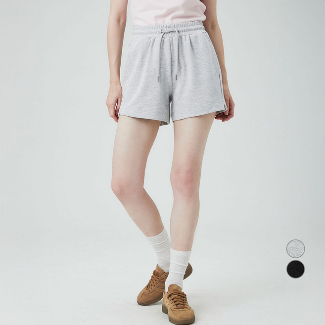 ELLEPARIS 여성용 프리미엄 실키 코튼 에어리 쇼츠