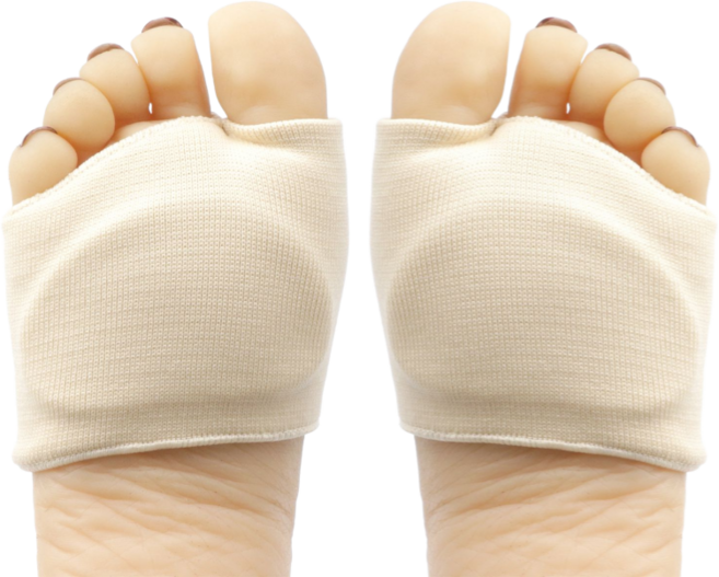 앙멧 앞꿈치 발바닥 패드 보호대 베이지 양발착용세트, 1세트