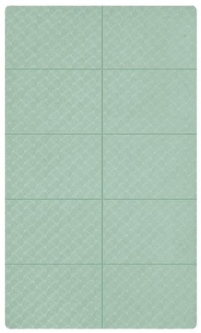 成人四季通用加厚防滑可折疊休閒瑜伽墊, 抹茶綠, 1個