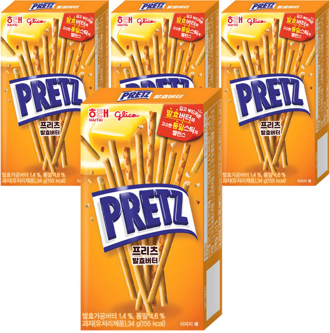 프리츠 발효버터, 34g, 4개