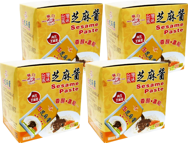龍口 芝麻醬 20包, 800g, 4盒