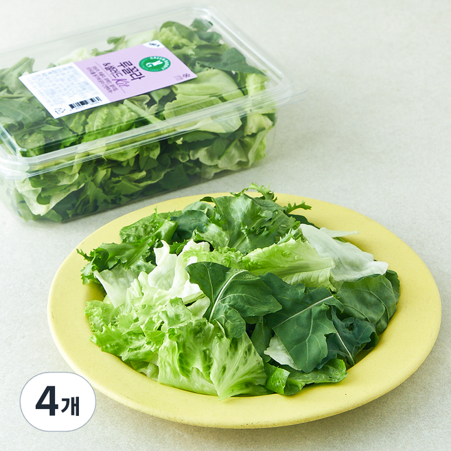 그린래빗 루꼴라 & 샐러드 Kit, 180g, 4개