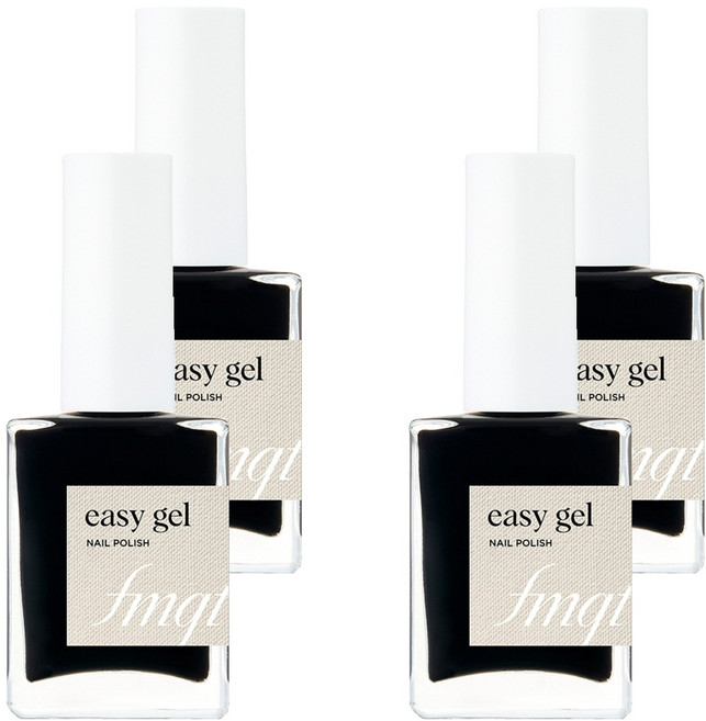 fmgt 이지젤 네일, 01블랙오버, 10ml, 4개