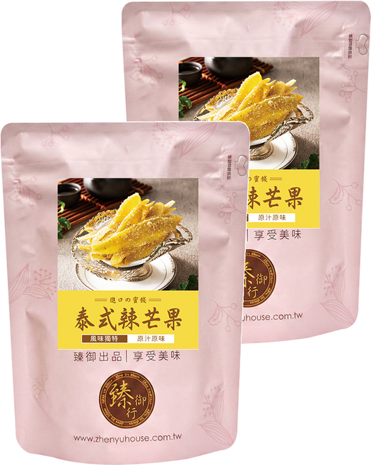 臻御行 泰式辣芒果, 250g, 2個