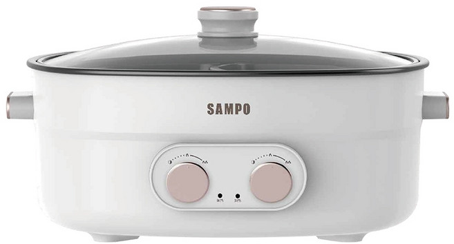 SAMPO 聲寶 雙溫控鴛鴦鍋 4L, TQ-AA40W