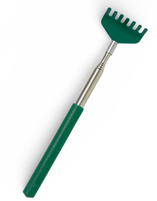 루이노리브 컬러 길이조절 휴대용 등긁개, 그린, 1개