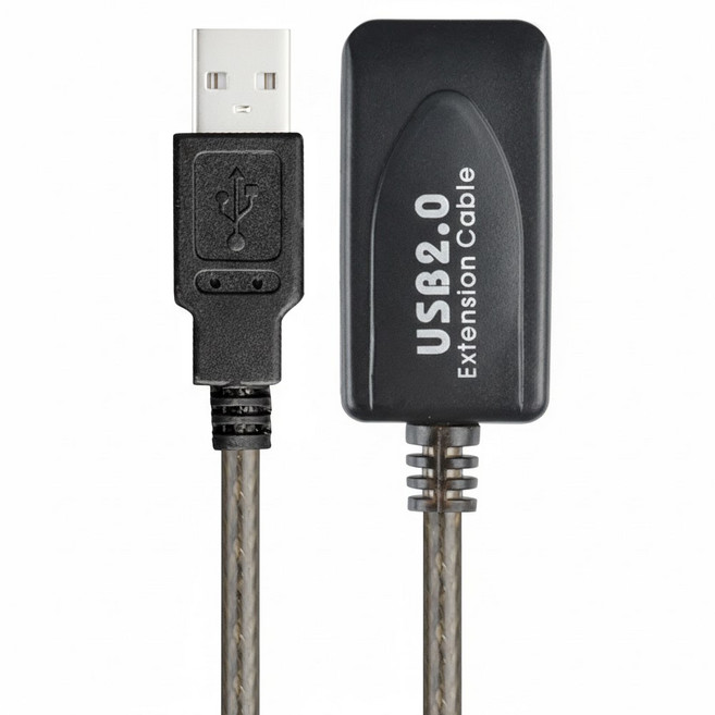 Neon 台灣霓虹 USB2.0 A公對A母帶芯片信號放大延長線, 10m, 1條