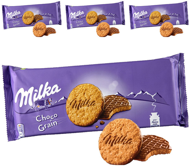 밀카 초코 그레인 비스켓, 168g, 4개