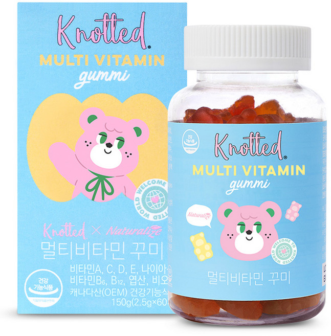 노티드 멀티비타민 꾸미 60p, 150g, 1개