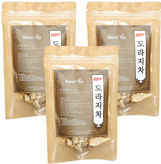 바른티 국내산 도라지차, 50g, 1개입, 3개