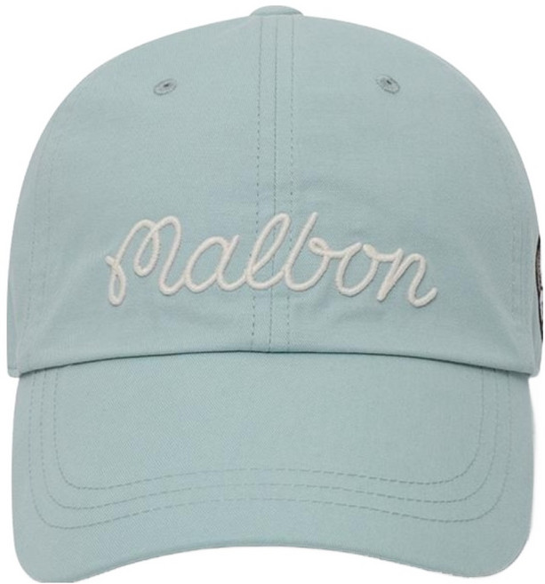 말본 남녀공용 레터 면 볼캡