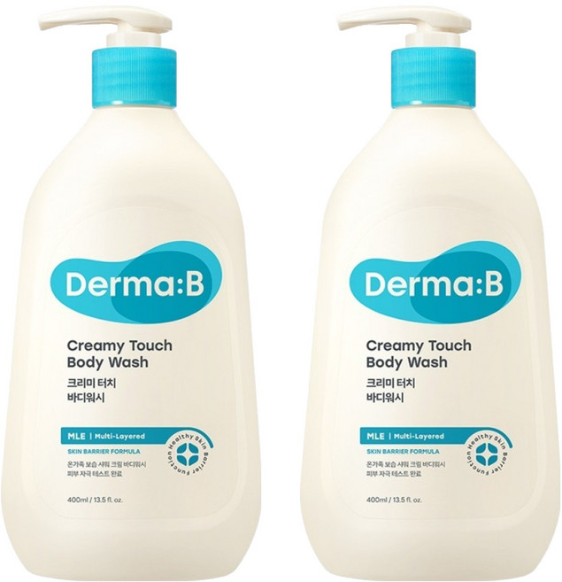 더마비 크리미 터치 바디워시, 400ml, 2개