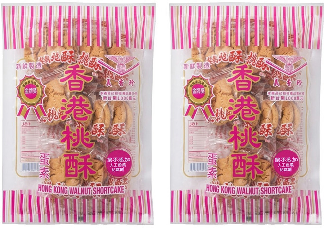 義香珍 香港桃酥, 300g, 2袋