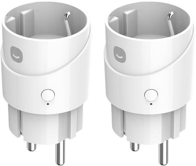 헤이홈 매터 원격제어 콘센트 에어 스마트 플러그 1구 GKMW-PG191, 7.64cm, 2개