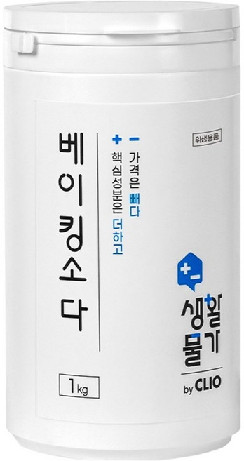 크리오 생활물가 베이킹소다 다목적 세정제, 1kg, 1개