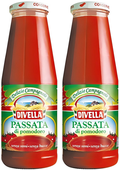 디벨라 토마토 퓨레, 680g, 2개