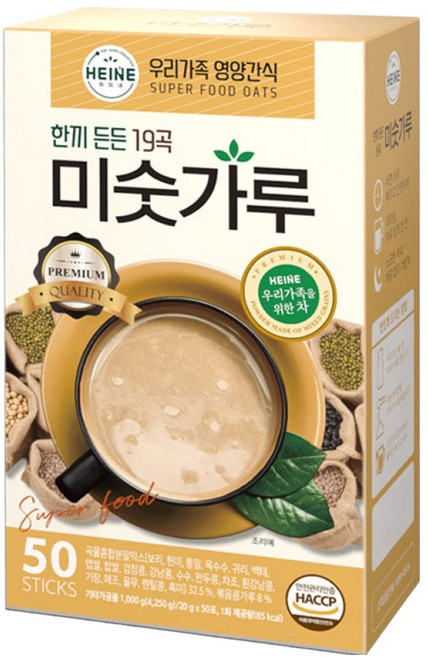 19種穀物韓式麵茶沖泡粉 隨身包, 1kg, 1盒