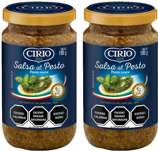 CIRIO 羅勒青醬 - 義大利麵醬, 190g, 2罐