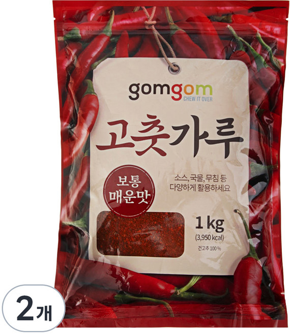 곰곰 고춧가루, 1kg, 2개