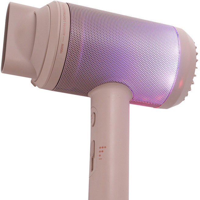 유닉스 오브제 LED 헤어 드라이기 1850W, UN-B1919N, 핑크