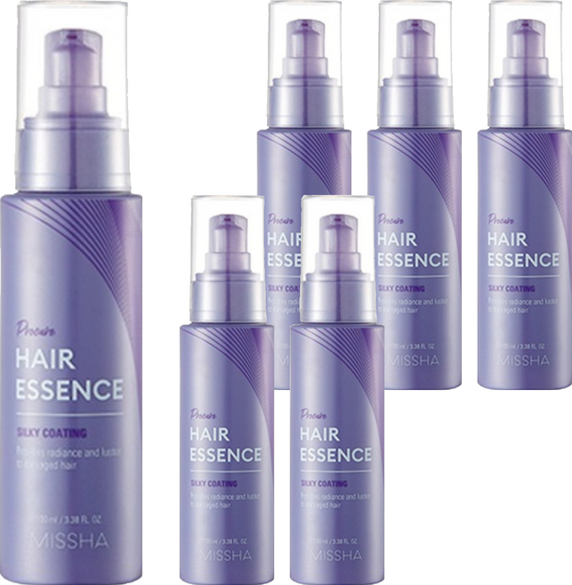 미샤 프로큐어 실키 코팅 헤어 에센스, 100ml, 6개