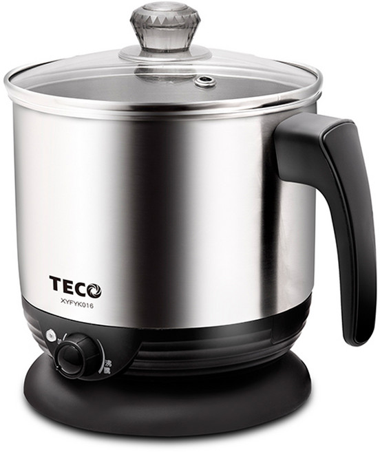 TECO 東元多功能不鏽鋼美食鍋 蒸煮燉炒一鍋搞定 #304不鏽鋼內鍋 1.6L, XYFYK016