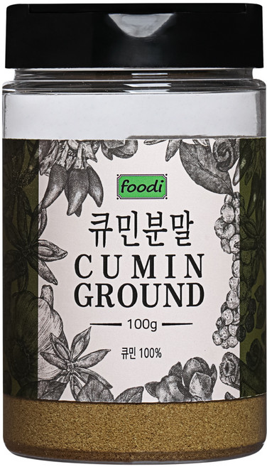 foodi 큐민 분말, 100g, 1개