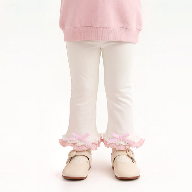 에스더러브스유 러블리 캉캉 부츠컷 골지 레깅스 팬츠