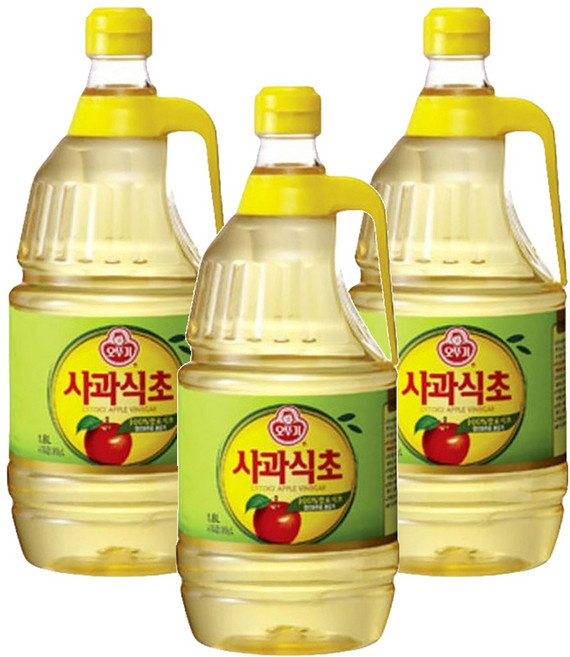 오뚜기 사과식초, 1.8L, 3개
