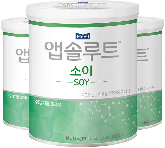 앱솔루트 베이비웰 소이분유, 350g, 1개