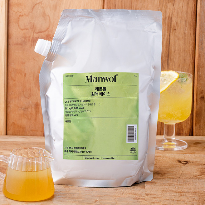 만월회 레몬딜 원액 베이스, 1kg, 1개