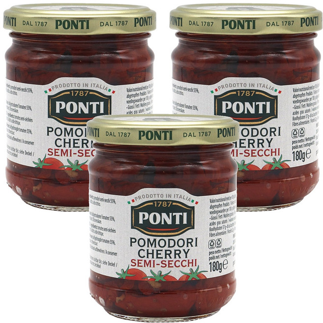 폰티 세미 포모도리니 토마토소스, 180g, 3개