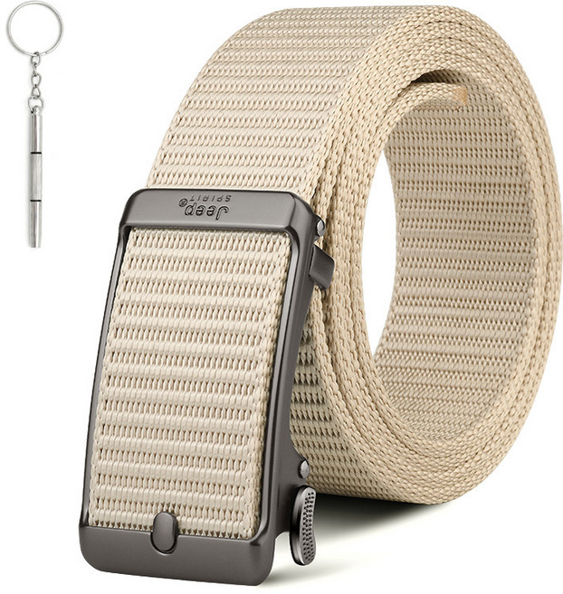 JEEPSPIRIT 캐주얼 스포츠 웨빙 벨트 + 지프전용 케이스 + 다용도 드라이버 세트