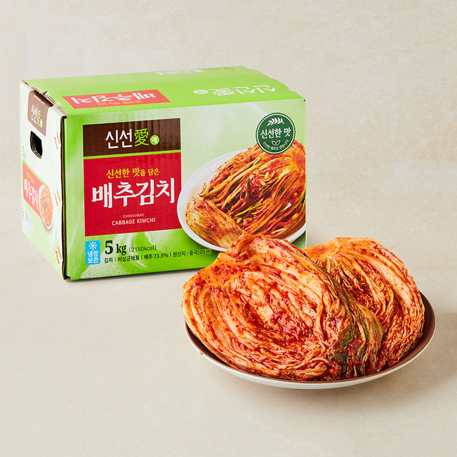 신선애 배추김치, 5kg, 1개