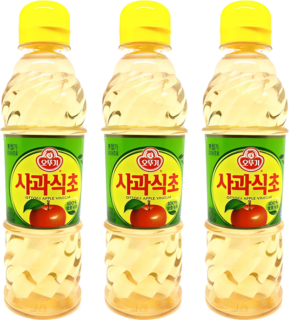 오뚜기 사과식초, 500ml, 3개