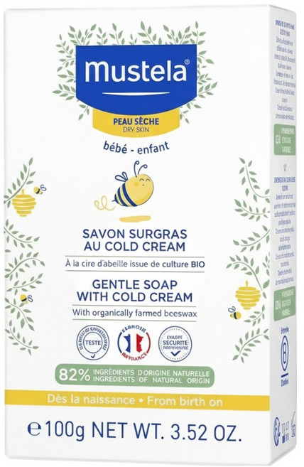 mustela 慕之恬廊 慕之幼高效滋養皂, 100g, 1個