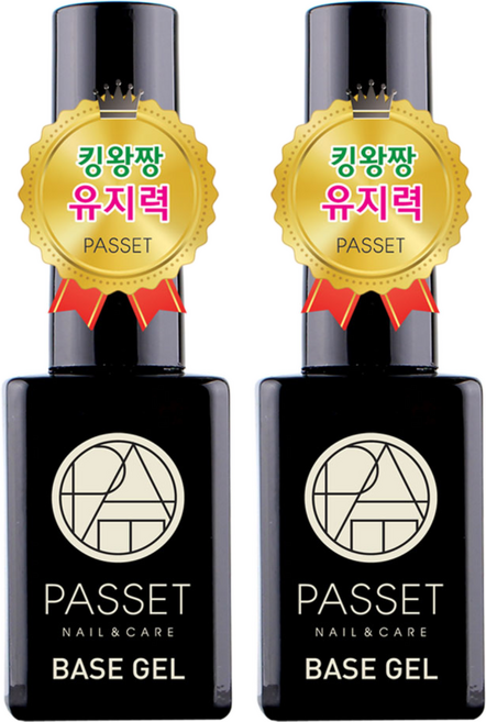 파셋 베이스 젤, 투명, 10ml, 2개