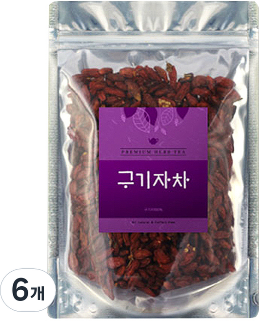 아름드레 국산 구기자차, 30g, 6개