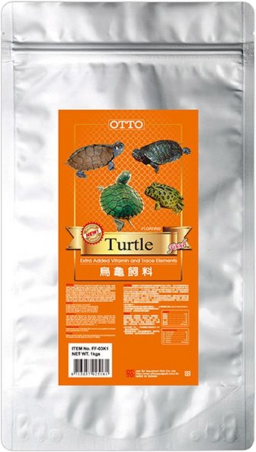 OTTO 建興水族 奧圖烏龜飼料, 1kg, 1包